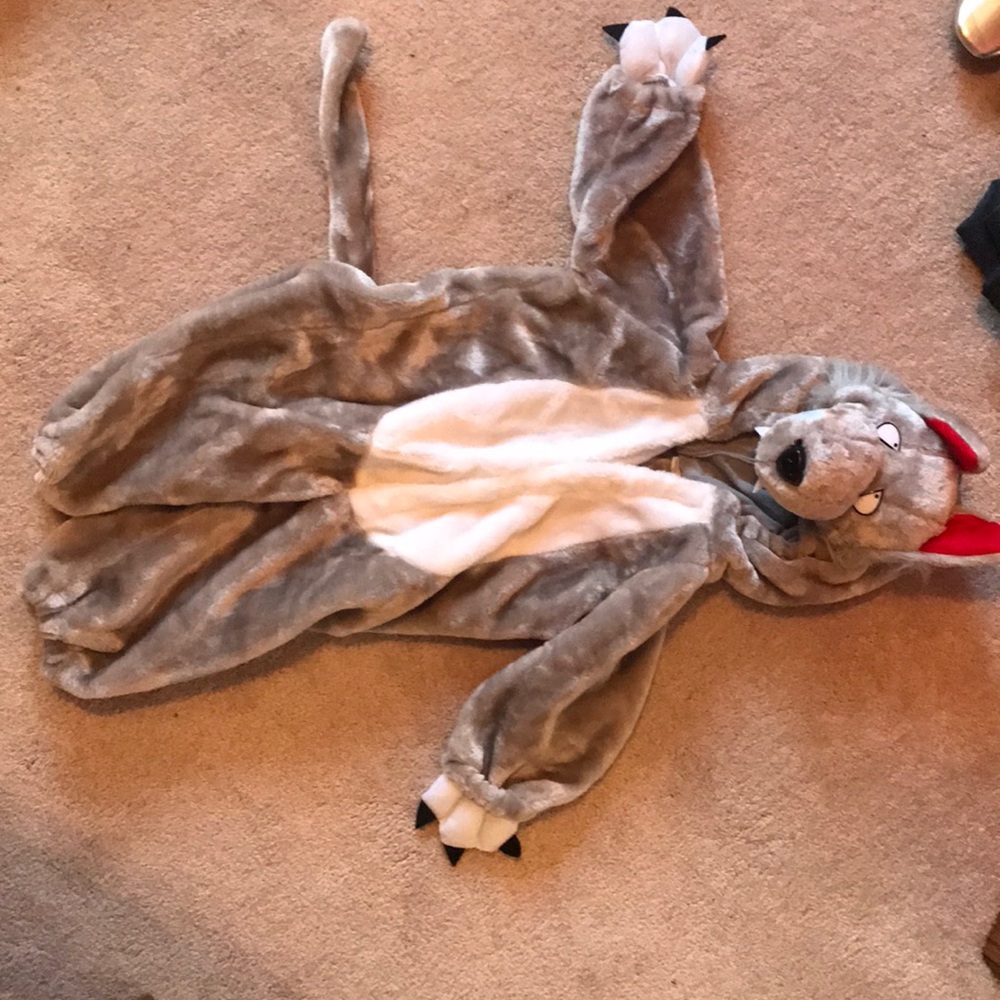 Little red riding hood Wolf Halloween costume.